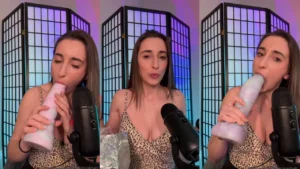 Christina Khalil Big Dildo Sucking Video Leaked