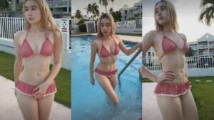 Lil Tay Pool Bikini Video Leaked