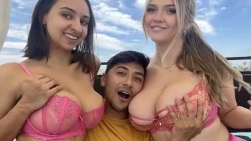 Angie Faith And Hailey Rose – MFF Threesome With Max Fills